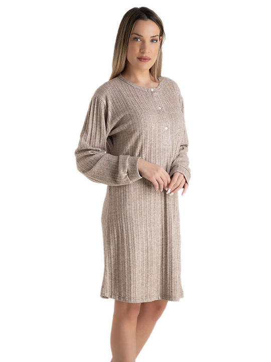 Rachel Winter Women's Nightdress Camel