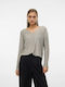 Women's Long Sleeve Sweater with V Neckline Griffin