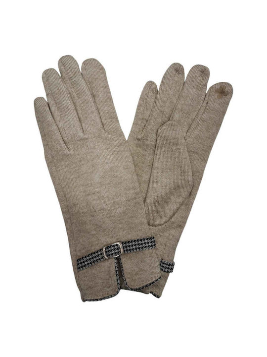 Remix Women's Knitted Gloves Beige