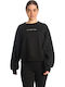 Lang Damen Sweatshirt Black