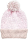 Verde Pom Pom Beanie Beanie Knitted in Pink color