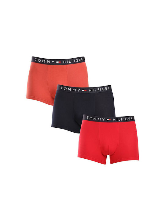 Tommy Hilfiger Ανδρικά Μποξεράκια Terra Red, Pr...