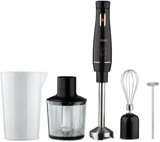 Raf Raf Hand Blender with Inox Rod 300W Black