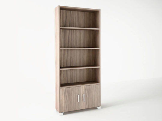 Bücherregal Boden Gray 75x30x180cm