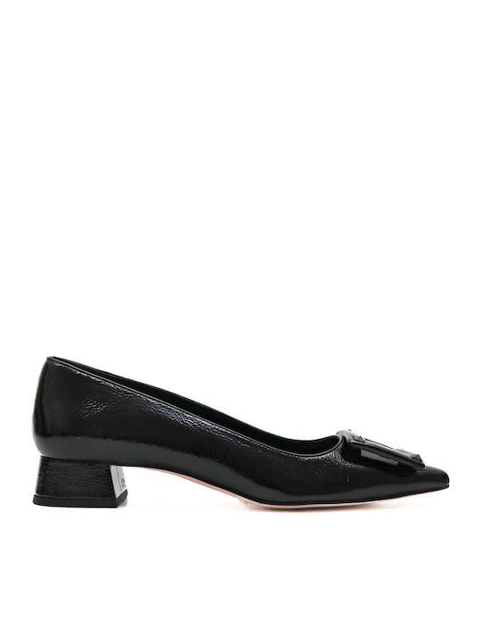 Mourtzi Pumps mit flachem Absatz Schwarz