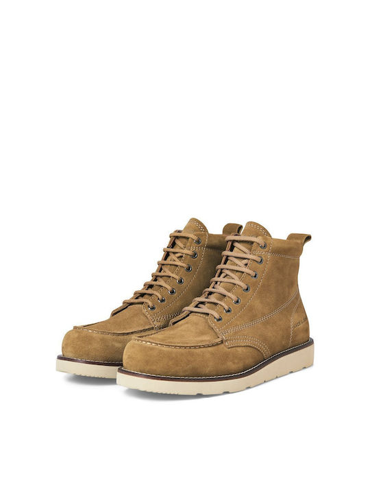 Jack Jones Suede Yellow Men's Boots 12277561