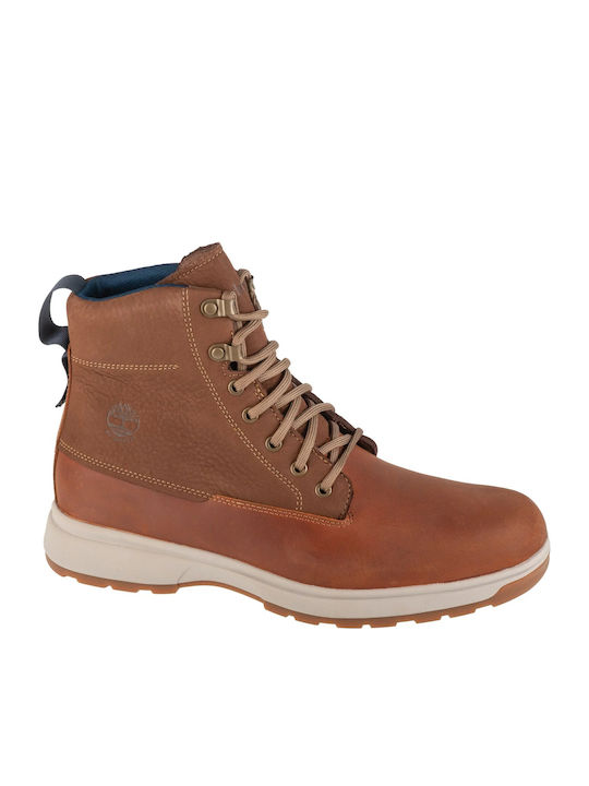 Piele Bej Ghete Chelsea Impermeabile
