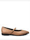 Leather Ballerinas Brown