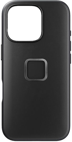 Peak Design Everyday Back Cover Σιλικόνης Μαύρο (iPhone 16 Pro)