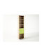 Kids Wooden Bookcase Green 40x30x180cm