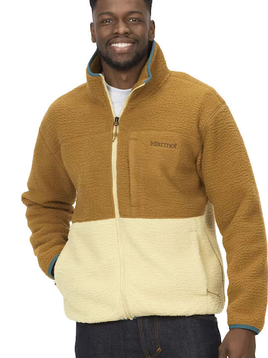 Men's Fleece Cardigan Green