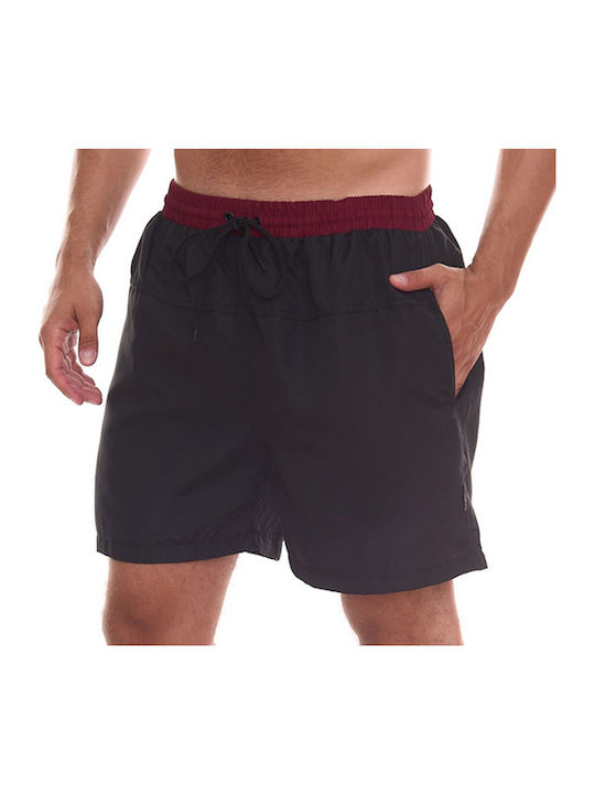 Urban Men's Swimwear Shorts Blk/ruby