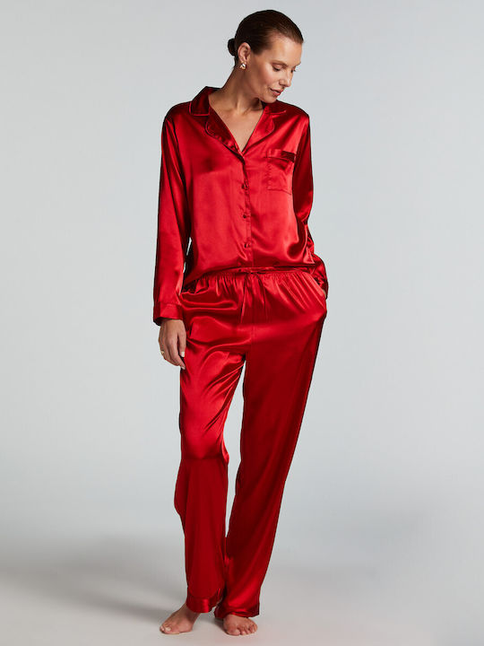 Hunkemöller Winter Women's Pajama Trousers Chili Pepper