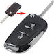 Replacement Key Cover 2 Buttons Battery Peugeot 307 Dga 1 Pc Dg-pg14/dga