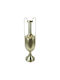 Inart Decorative Vase Dion Gold 19.7x19.1x73.7cm