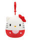 Jazwares Μπρελόκ Hello Kitty (squishmallows) Υφασμάτινο Hello Kitty