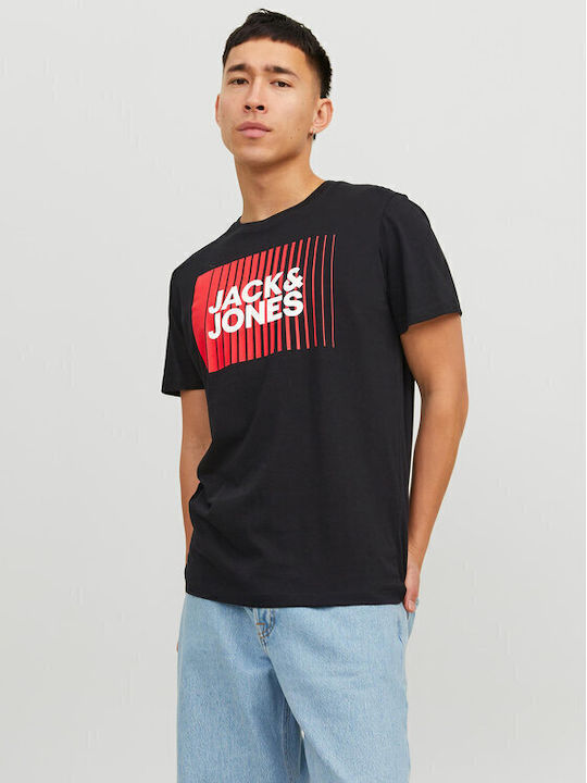 Jack & Jones T-shirt Black/ Red