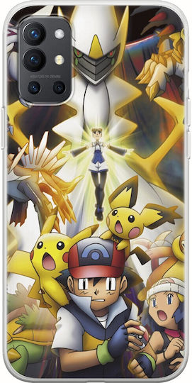 Pokemon Oneplus 9r 5g Гъвкав TPU Прозрачен Силикон