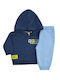 Kids Sweatpants Set Blue/Light Blue 2pcs
