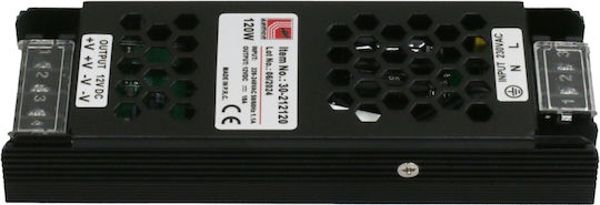 Adeleq LED Power Supply IP20 Power 120W with Output Voltage 12V