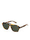 Police Men's Sunglasses with Brown Tartaruga Plastic Frame and Black Lens SPLL83 AGGY