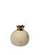 Zen Collection Tabletop Lucky Charm Pomegranate Beige Ceramic 1pcs