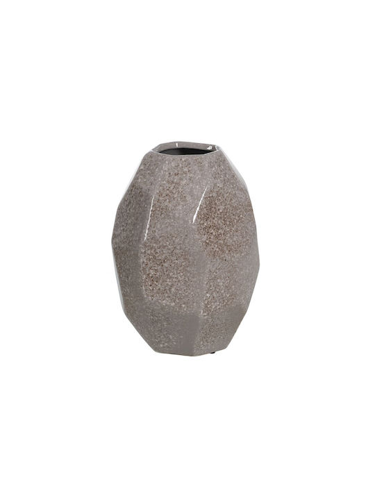 BigBuy Decorative Vase Gray 23x23x35cm