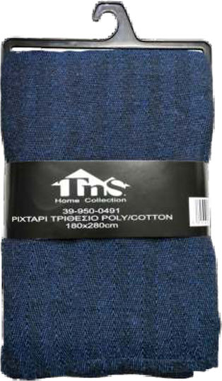 TnS Three-Seater Sofa Throw 180x280cm Blue