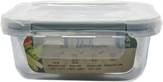 Uniglass Lunch Box Transparent 2.5lt