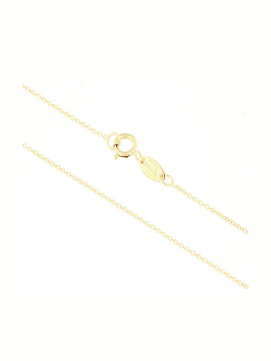 Ios Damen Goldene Kette Nacken 14K Länge 45cm