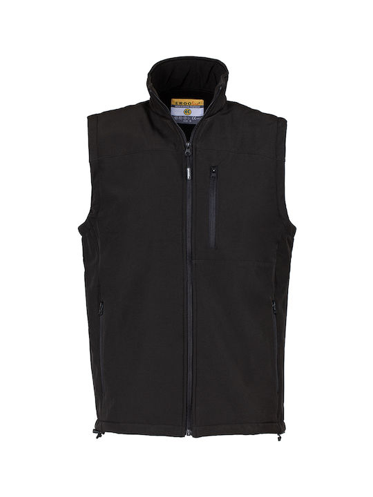 Ergo 5370 Мъжки Работно яке Softshell Черен