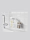 Yamazaki Metallic Kitchen Sink Organizer Base White 30.5x8.5x10cm