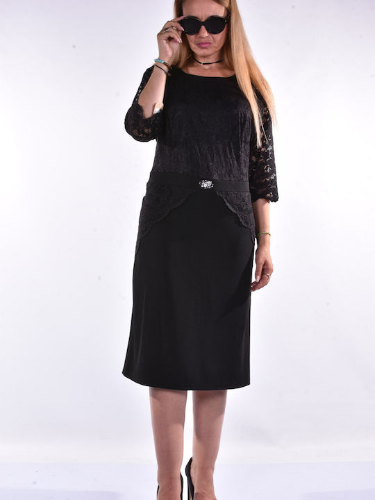 Raiden Dress Black