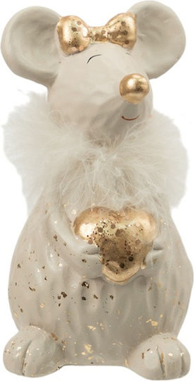 Zen Collection Weihnachtliche Figur Kleine Maus Gray Länge 9cm