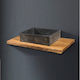Tema Blat cu Lavoar L60xW40xH4cm Natural Wood