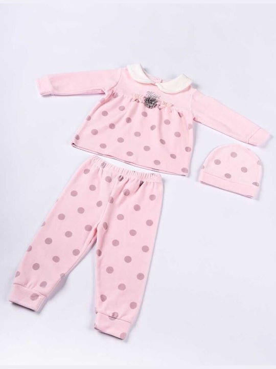 Evita Set Winter 2pcs Pink