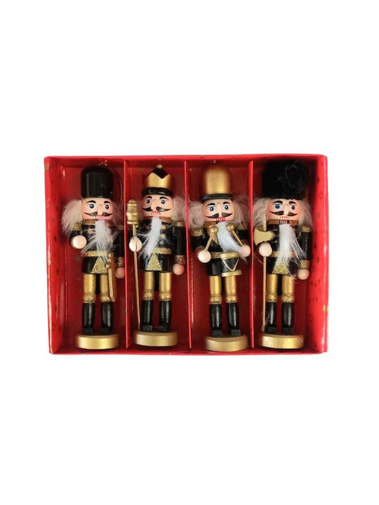 Hanging Nutcracker Ornament Wooden 13.5cm (Μiscellaneous Designs/Colors)