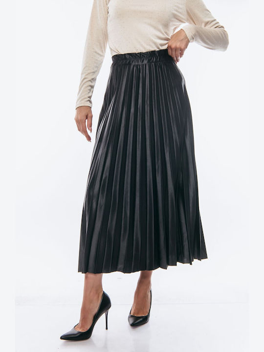 Dress Up Satin Skirt Black