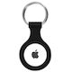 Protection Airtag Silicone Gel Ultra-thin Soft-touch Black Keychain