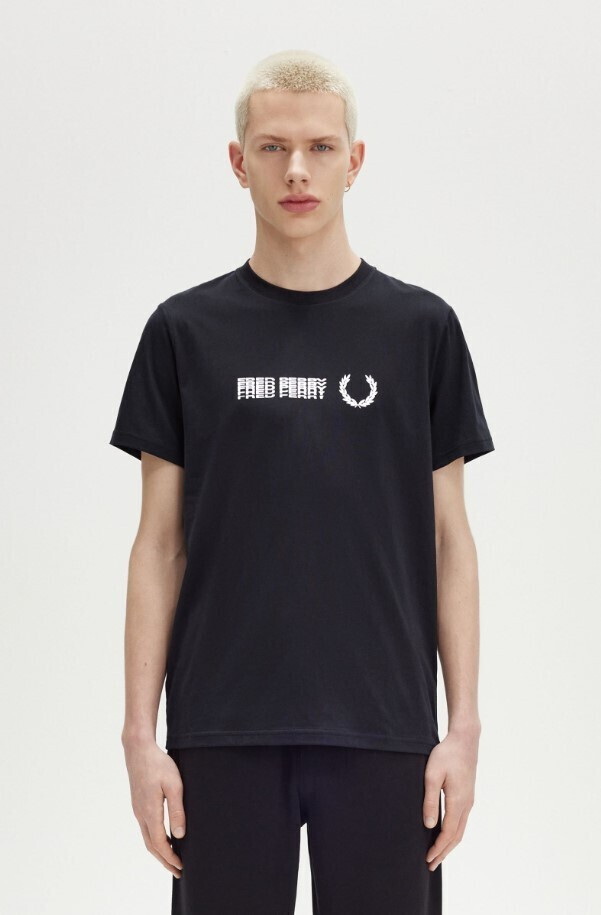 Fred Perry T-shirt Black M8593-102 | Skroutz.gr