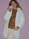 Frauen Pelz WHITE