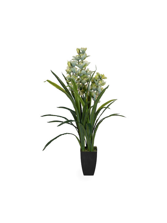 BigBuy Artificial Plant in Pot Bamboo Black 110cm