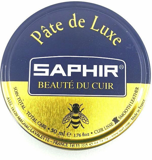 Saphir Pâte De Luxe 50 ml Schwarz 01 Schuhpolierpaste Farbton Schwarz 01