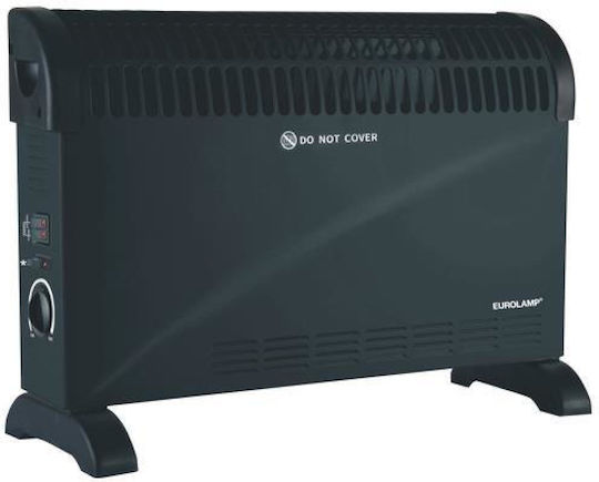 Eurolamp Convector Heater Floor 2000W 53x19.5cm Black