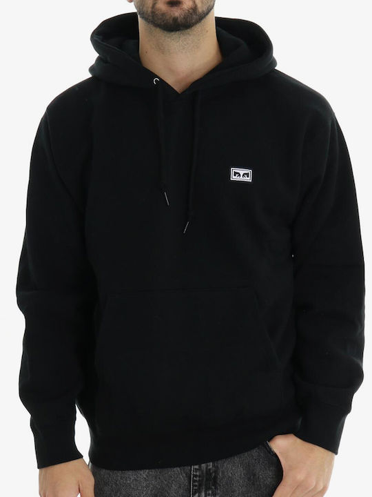 Established Works Eyes Sweatshirt With Hood Black