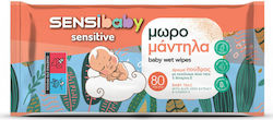 Sensibaby Baby Wipes 80 Pieces Baby Talc Sensibaby Baby Wipes 80 Pieces Baby Talc