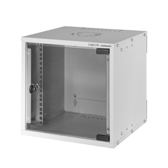LogiLink Wandmontiert Rack-Schrank 6U Gray W66Z30G