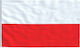 Flag of Poland Polyester with a stake