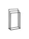 Towel Rack 45 X 84 Cm Black Dark Wood Charras