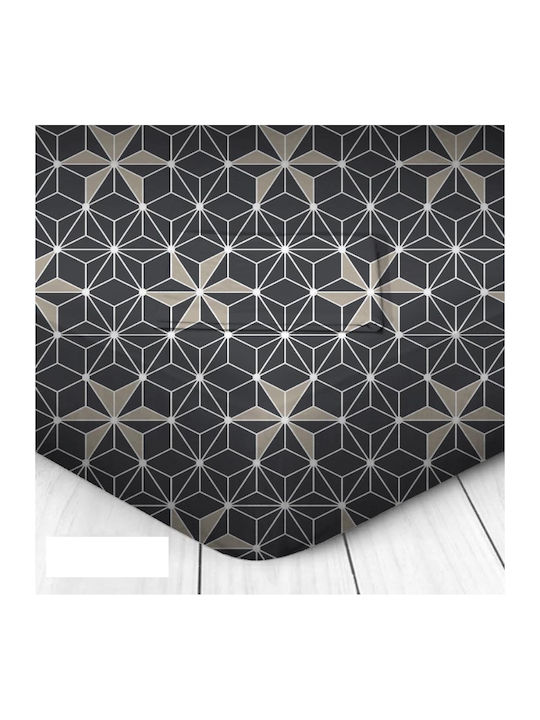 My Home Luxury Cearșaf Single 160x240cm. Dona Multicolor